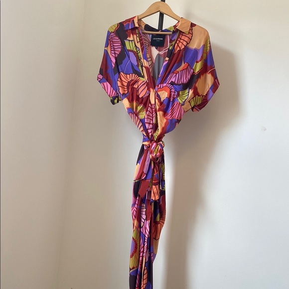 Le Superbe Floral Multicolor Maxi Dress - Picture 2 of 5